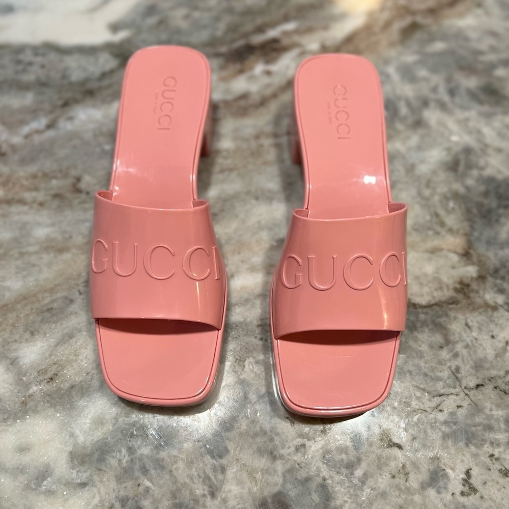 Pink Gucci Sandals